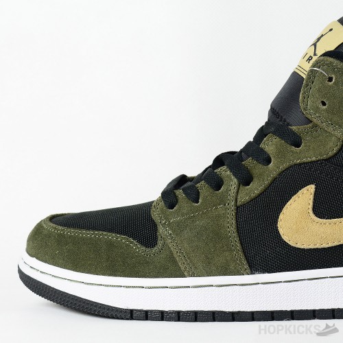 Air Jordan 1 Mid Military Olive (Premium Batch)
